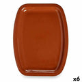 Fuente para Horno La Dehesa Barro cocido 30 x 4 x 40 cm 40 x 4 x 30 cm (6 Unidades)