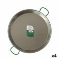 Paellera La Dehesa Plateado Acero Pulido Ø 50 cm 63,5 x 5,5 x 50,5 cm (4 Unidades)