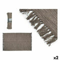Alfombra Gift Decor Marrón 120 x 80 x 1 cm 10 x 40 x 10 cm (2 Unidades)