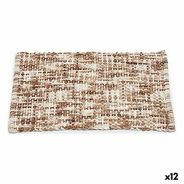 Alfombra de baño Berilo Beige 50 x 80 cm (12 Unidades)