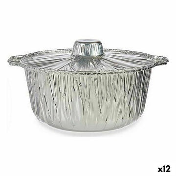 Cacerolas Kinvara Plata Desechable Con Tapa Olla