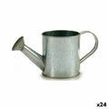 Macetero Ibergarden Plateado Zinc Regadera 24,5 x 11 x 11 cm (24 Unidades)