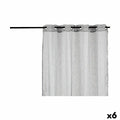 Cortina Gift Decor Gris claro 140 x 0,1 x 260 cm 34 x 3,5 x 26 cm (6 Unidades)