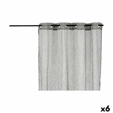 Cortina Gift Decor Gris 140 x 260 cm 34 x 3,5 x 26 cm 140 x 0,1 x 240 cm (6 Unidades)