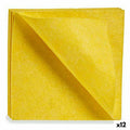 Bayetas Amarillo 18 x 2,5 x 20 cm Suave (12 Unidades)