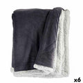 Manta Gift Decor Blanco Gris 130 x 1 x 170 cm (6 Unidades)