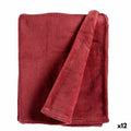Manta Gift Decor Rosa oscuro 125 x 0,5 x 150 cm (12 Unidades)