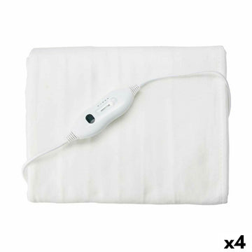 Calientacamas Gift Decor Blanco Poliéster 80 x 1 x 150 cm 29 x 12 x 25 cm 60 W (4 Unidades)