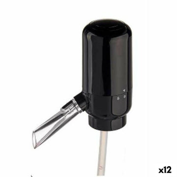 Dispensador Kinvara Negro Transparente Silicona Acero Inoxidable ABS Plástico 5 x 11 x 10 cm Eléctrico (12 Unidades)
