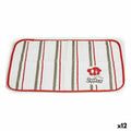 Salvamantel Kinvara Bon Appetit Blanco Rojo 33 x 0,3 x 48 cm (12 Unidades)