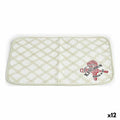 Salvamantel Kinvara Blanco Verde 33 x 0,3 x 48 cm (12 Unidades)