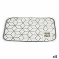 Salvamantel Kinvara Blanco Gris 33 x 0,3 x 48 cm (12 Unidades)