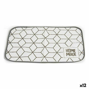 Salvamantel Kinvara Blanco Gris 33 x 0,3 x 48 cm (12 Unidades)