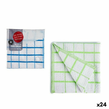Paño de Cocina 50 x 50 cm Microfibra (24 Unidades)