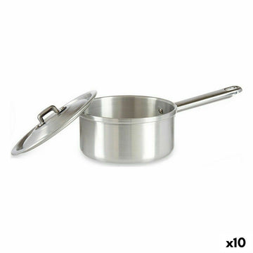 Cazo con Tapa Kinvara Plateado Aluminio Ø 14 cm 1 L 28 x 9 x 16 cm 16 x 9 x 28 cm (10 Unidades)