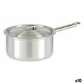 Cazo con Tapa Kinvara Plateado Aluminio 2 L 20 x 12 x 35,5 cm 35,5 x 12 x 20 cm (10 Unidades)