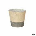 Macetero Ibergarden Gris Cuerda Plástico 14 x 12,5 x 14 cm 14 x 13 x 14 cm (24 Unidades)
