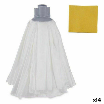 Recambio de Mopa Para Fregar 23 x 6 x 31 cm (14 Unidades)