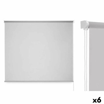 Estor Enrollable Gift Decor Gris Tela Plástico 180 x 180 cm