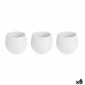 Set de Macetas Ibergarden Blanco Plástico 6,2 x 6,2 x 6,6 cm 7,5 x 7 x 25 cm 25 x 7 x 8 cm (8 Unidades)