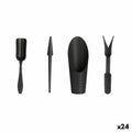 Set de Herramientas Ibergarden Antracita Polipropileno Jardín (24 Unidades)