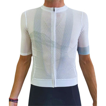 Maillot de ciclismo Hemon Light Climb Blanco