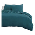 Juego de funda nórdica HOME LINGE PASSION Azul Cama de 200 3 Piezas