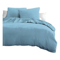 Juego de funda nórdica HOME LINGE PASSION Azul cielo Cama de 200 3 Piezas