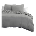 Juego de funda nórdica HOME LINGE PASSION Gris claro Cama de 200 3 Piezas