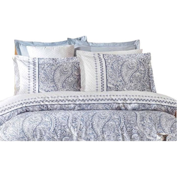 Juego de funda nórdica Azul Cama de 200 3 Piezas