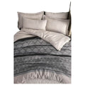 Juego de funda nórdica Gris Cama de 200 3 Piezas