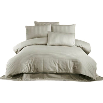 Juego de funda nórdica Beige Cama de 200 3 Piezas