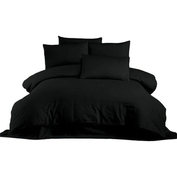 Juego de funda nórdica Negro Cama de 200 3 Piezas