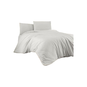 Juego de funda nórdica Blanco Cama de 200 3 Piezas