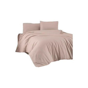 Juego de funda nórdica Marrón Cama de 200 3 Piezas