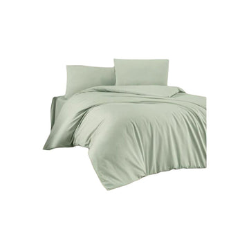 Juego de funda nórdica Verde Cama de 200 3 Piezas