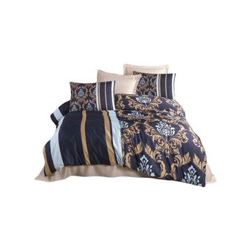 Juego de funda nórdica Azul Cama de 200 3 Piezas