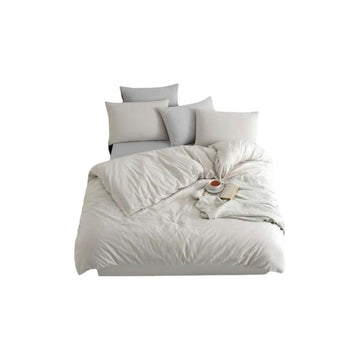 Juego de funda nórdica Beige Cama de 200 3 Piezas