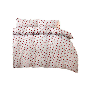 Juego de funda nórdica Rojo Cama de 200 3 Piezas