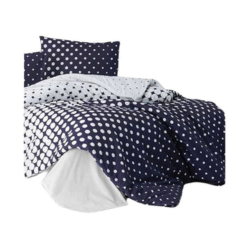 Juego de funda nórdica Azul Cama de 200 3 Piezas