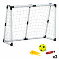 Portería de Fútbol Colorbaby 131 x 101 x 59 cm (2 Unidades)