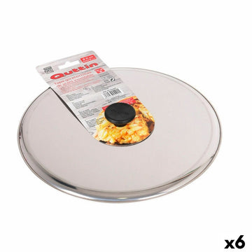 Tapa volteadora de tortillas Quttin 144933 Ø 31 cm 31 x 31 x 4 cm Acero Inoxidable (6 Unidades)