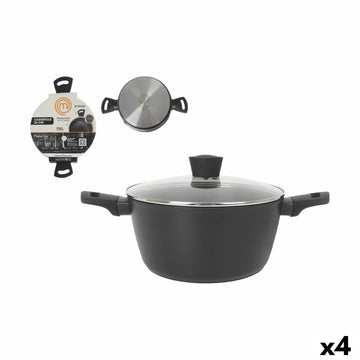 Cacerola Con Tapa MasterChef 24 cm (4 Unidades)