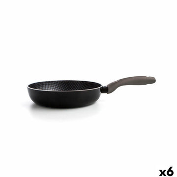 Sartén Quid Honey Negro Metal Ø 24 cm (6 Unidades)