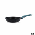 Sartén Quid Confort Azul Metal Ø 22 cm (6 Unidades)