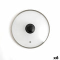 Tapa para Olla Quid Renova Transparente Vidrio Ø 18 cm (6 Unidades)