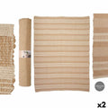 Alfombra Gift Decor Blanco Marrón 180 x 240 cm 92 x 16 x 20 cm (2 Unidades)