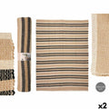 Alfombra Gift Decor Blanco Marrón Negro 180 x 240 cm 92 x 16 x 20 cm (2 Unidades)