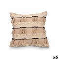 Cojín Gift Decor Negro Natural 45 x 15 x 45 cm (6 Unidades)