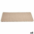 Alfombra de baño Berilo Beige PVC 38 x 0,03 x 78 cm (6 Unidades)